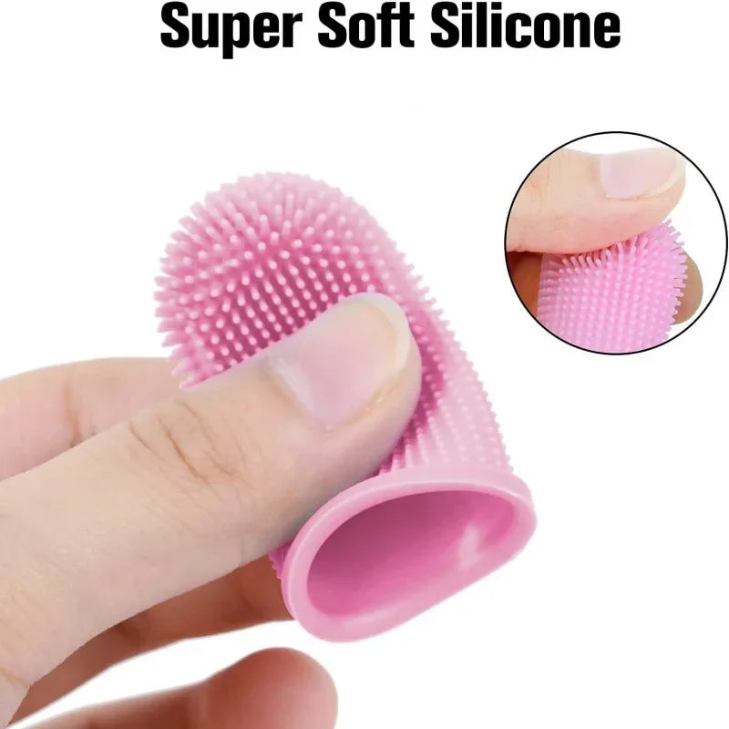 Cepillo de dientes súper suave para perros, limpieza de dientes, cuidado del aliento, cepillo de dientes de silicona no tóxico, cepillo de dientes para perros y gatos, productos para mascotas