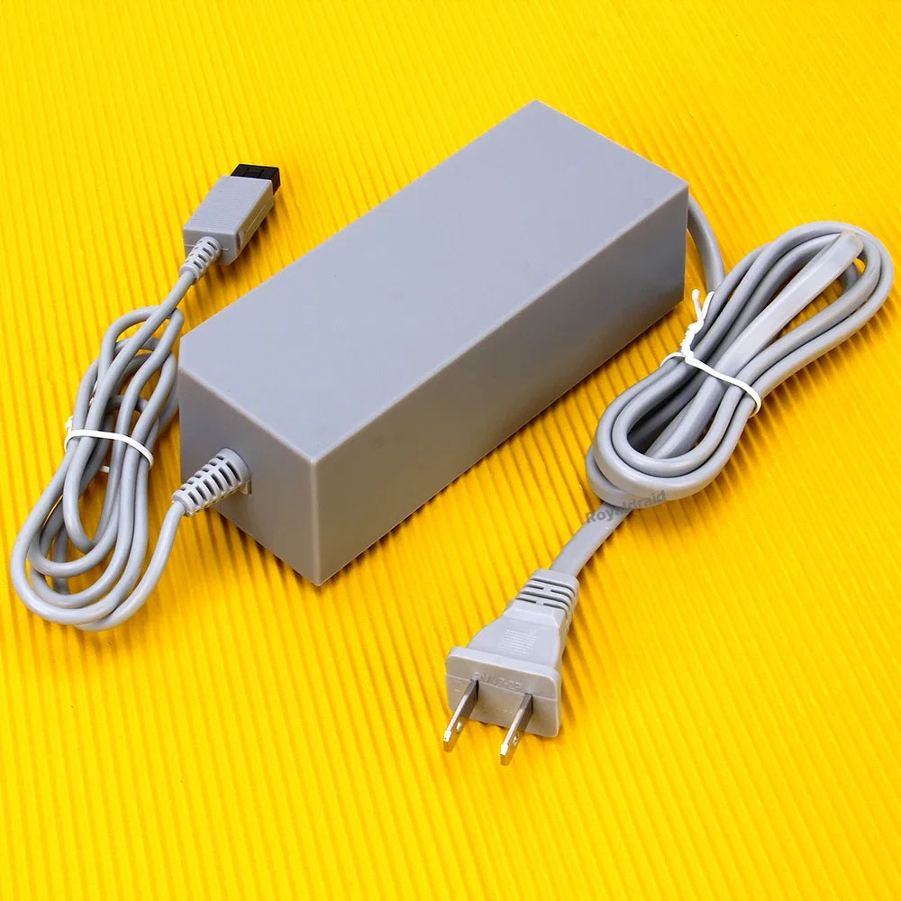 Nuevo adaptador de corriente alterna con enchufe UE EE. UU. para consola Nintendo WII, cargador de Cable de carga 100-240V DC 12V/3.7A, fuente de alimentación para consola Wii