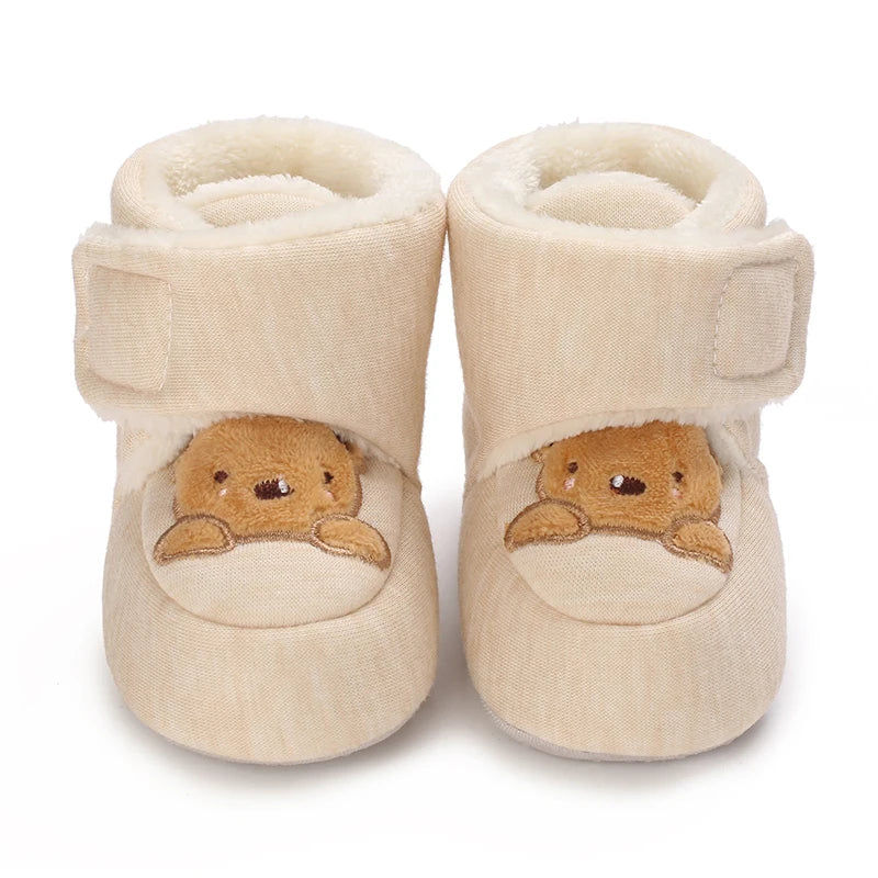 Moda bebé niñas niños lindo suave dibujos animados algodón niño zapatos primeros caminantes zapatos para recién nacidos