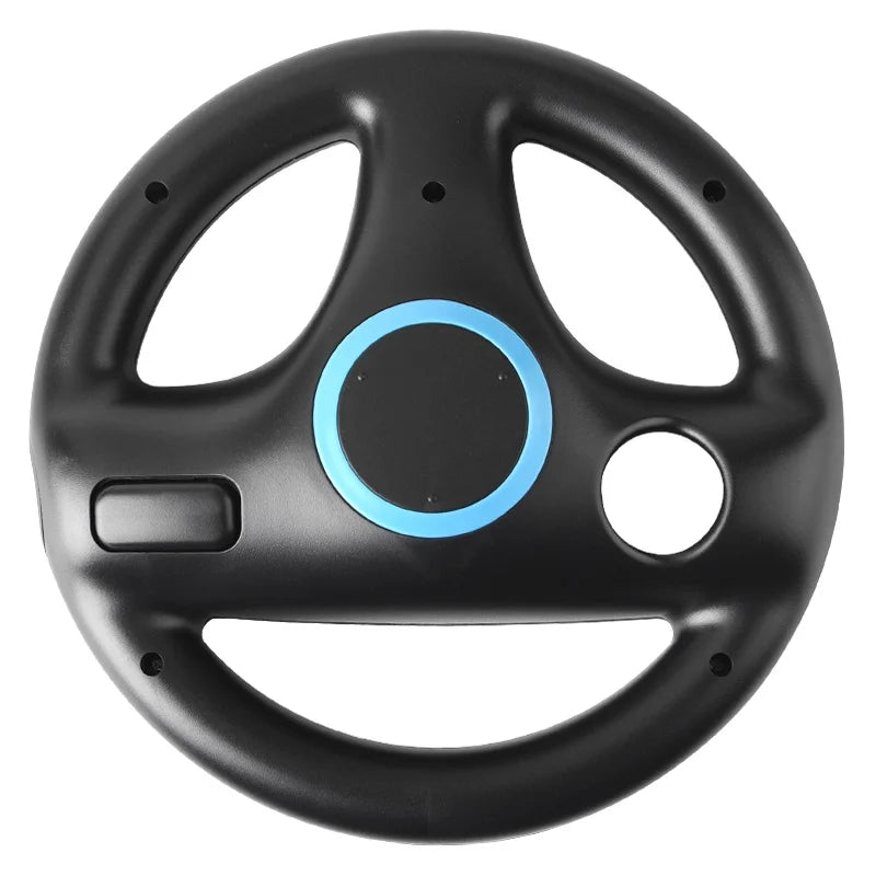 Volante de carreras de juegos de plástico de 3 colores para mando a distancia de Nintendo Wii, volante de carreras para controlador de juegos de carreras de Wii Kart