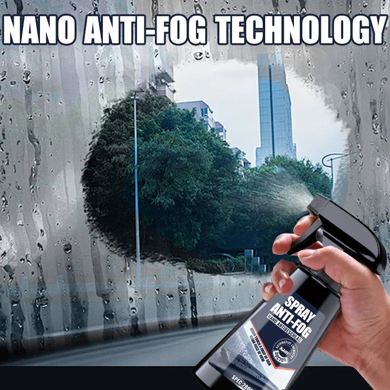 Spray antilluvia para vidrio de coche, agente de recubrimiento repelente al agua, impermeable, antiniebla, limpiador de vidrio, transparente para parabrisas de coche