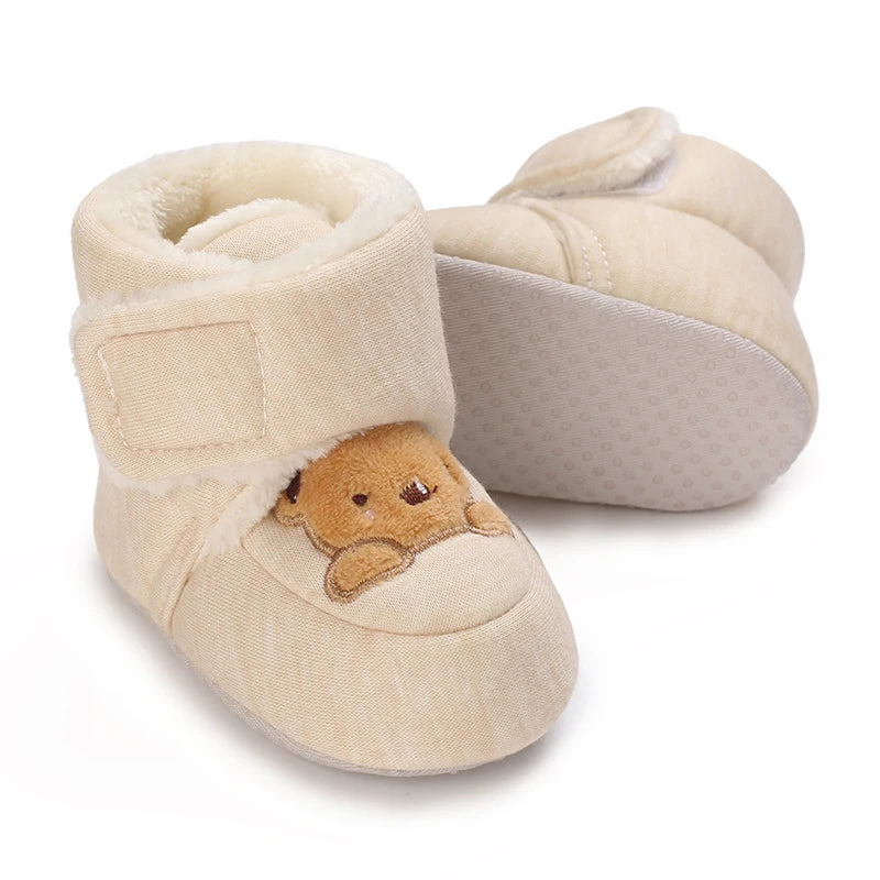 Moda bebé niñas niños lindo suave dibujos animados algodón niño zapatos primeros caminantes zapatos para recién nacidos