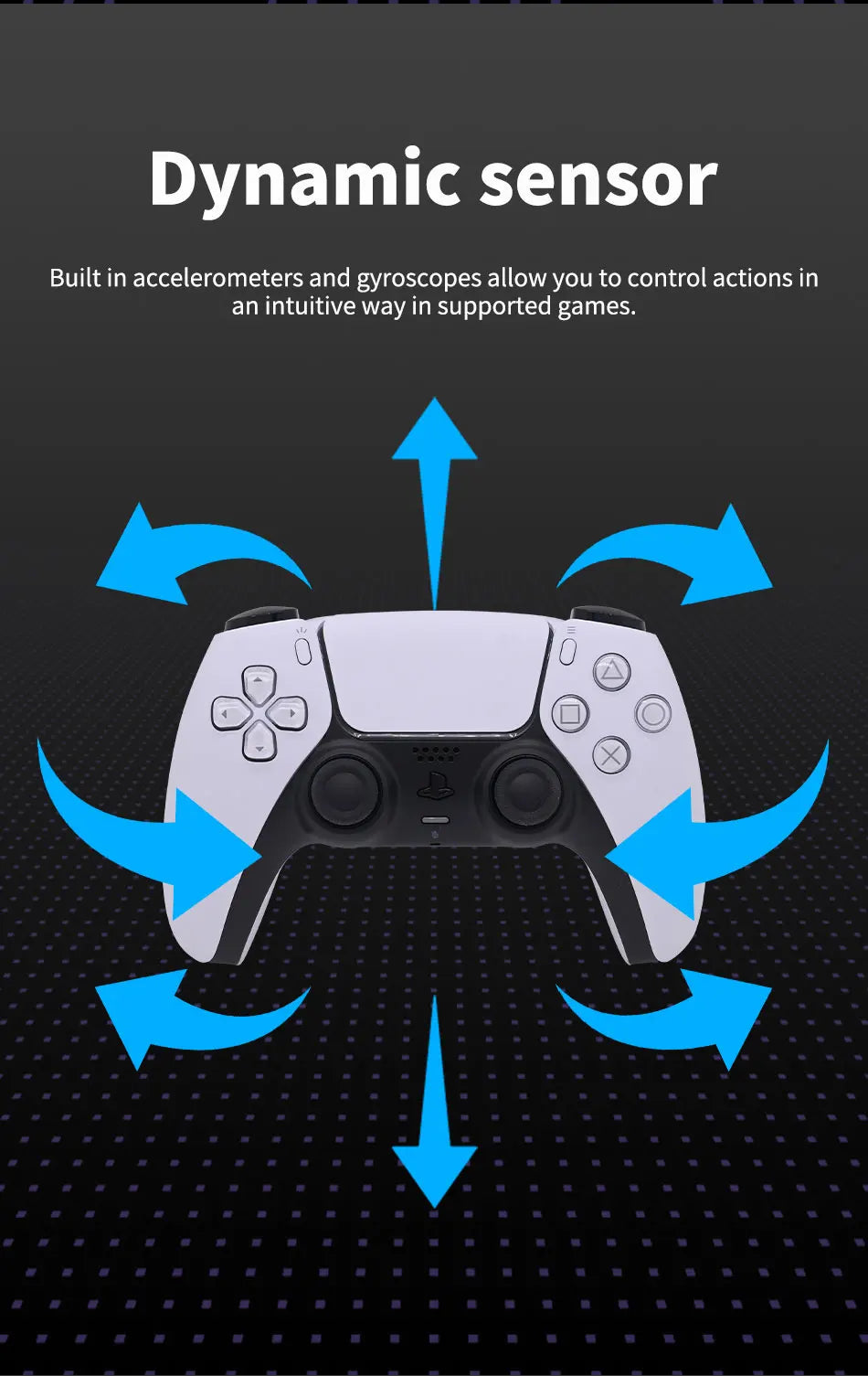 Controlador Original Playstation PS5, controlador inalámbrico DualSense para consola de juegos Sony PS5