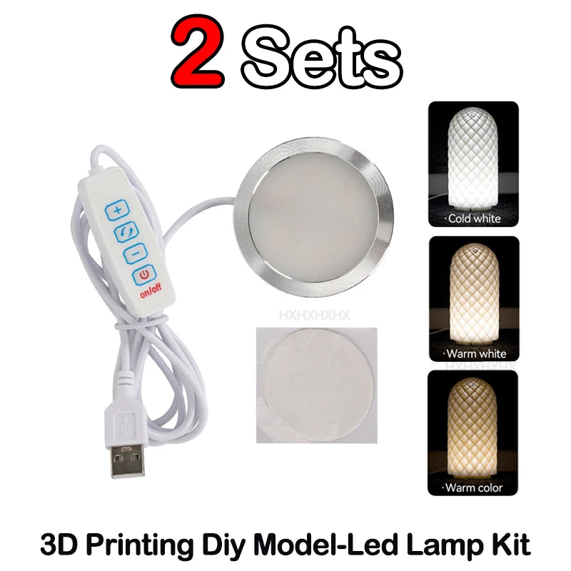 Para Bambu Lab Kit de lámpara Led 001 Hardware piezas de impresión 3d Kit de luz Bambulab modelo de piezas de luz Led