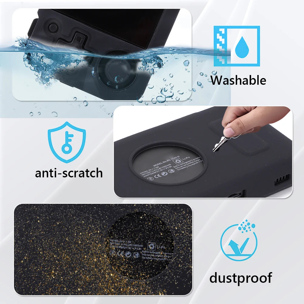 Funda protectora de silicona antiarañazos para consola de juegos de mano Retro, funda suave para Anbernic RG35XX H