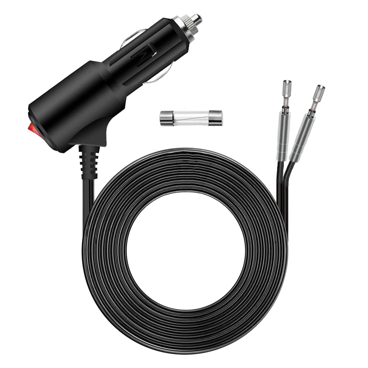 Cable de extensión de carga de coche, accesorios para coche, herramientas con botón de interruptor de encendido y apagado, adaptador de Cable Flexible para coches