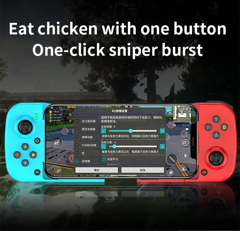 Mando inalámbrico D3 BT5.0, controlador de juego extensible para teléfono móvil, Android IOS, Joystick Eat Chicken Gamepad para PS4 SwitchPC