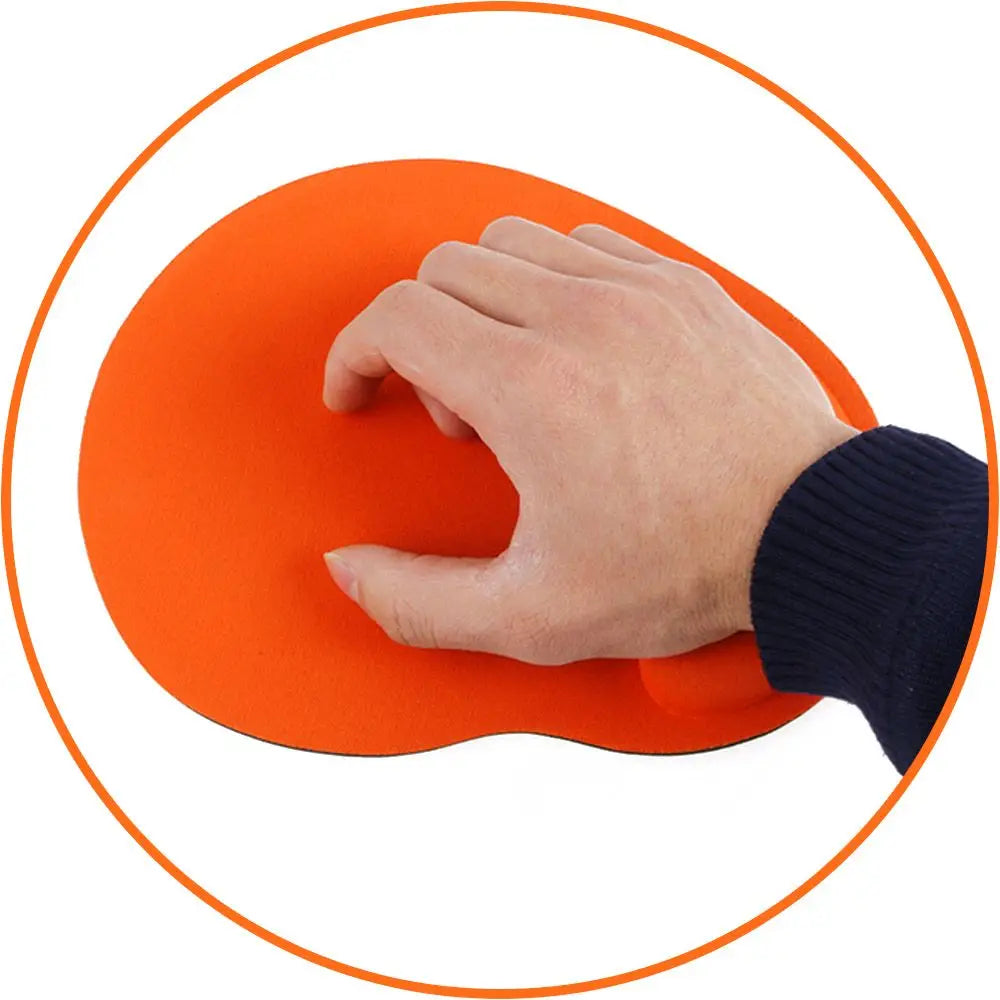 Alfombrilla de ratón ergonómica para reposamuñecas, soporte cómodo para la muñeca, antideslizante, suave, para PC, ordenador portátil