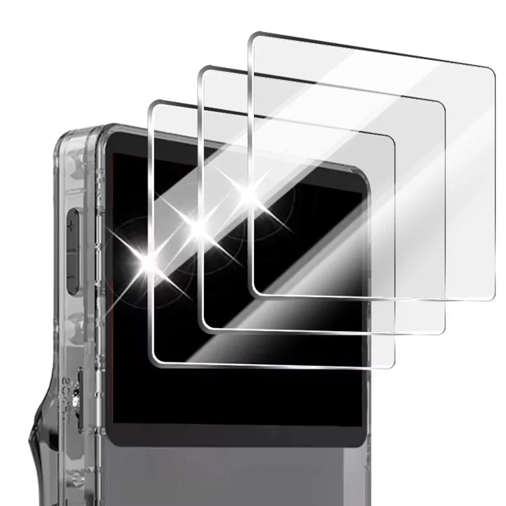 Estuche de almacenamiento 4 en 1 para consola de juegos, bolsa de transporte de viaje, protectores de pantalla, película de vidrio templado para accesorios R36S R36MAX K36