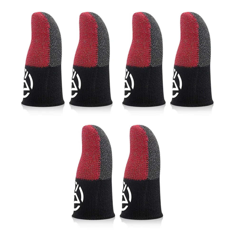 1-20 pares de guantes para el pulgar transpirables con funda para el dedo para móvil, a prueba de sudor, antideslizantes, controlador de pantalla táctil, cubierta para el dedo para juego PUBG