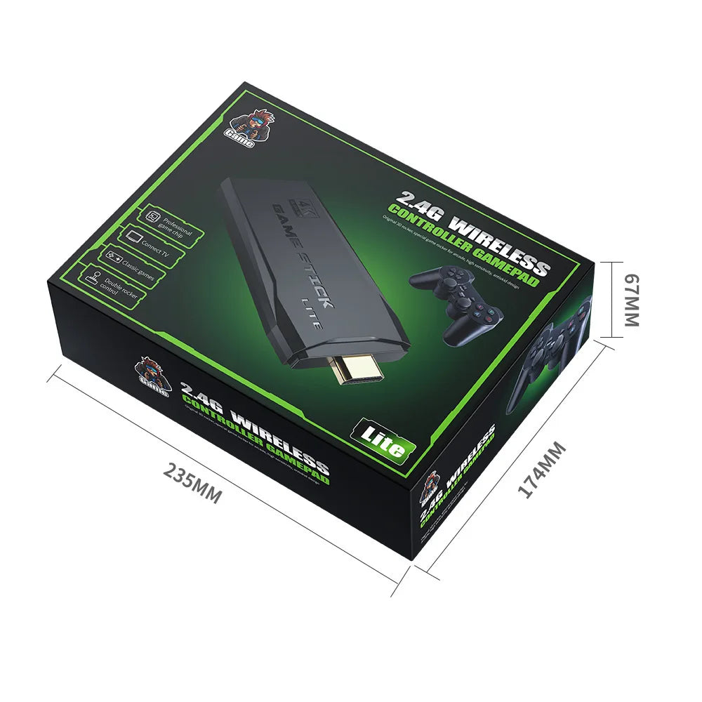 Consola de videojuegos Sticks M8, mando inalámbrico Dual de 2,4G, juego Retro 4K para Dropshiopping, regalo de Navidad