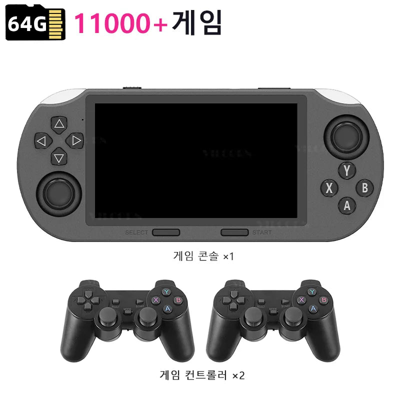 Consola de juegos portátil coreana SF3000, máquina de juegos Retro IPS de 4,5 pulgadas para PS1 GBA SFC, más de 11000 juegos clásicos, reproductor de juegos portátil