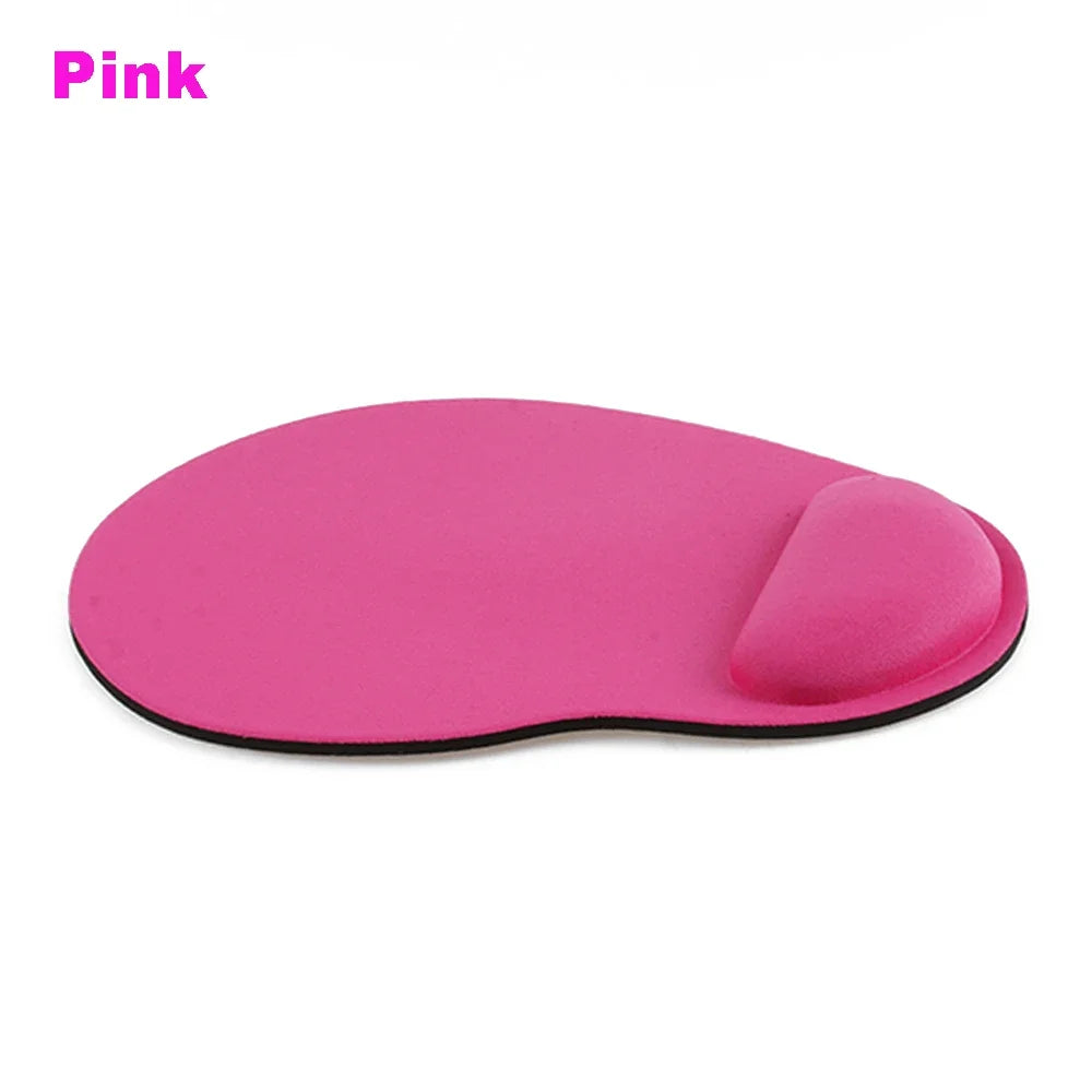 Alfombrilla de ratón ergonómica para reposamuñecas, soporte cómodo para la muñeca, antideslizante, suave, para PC, ordenador portátil