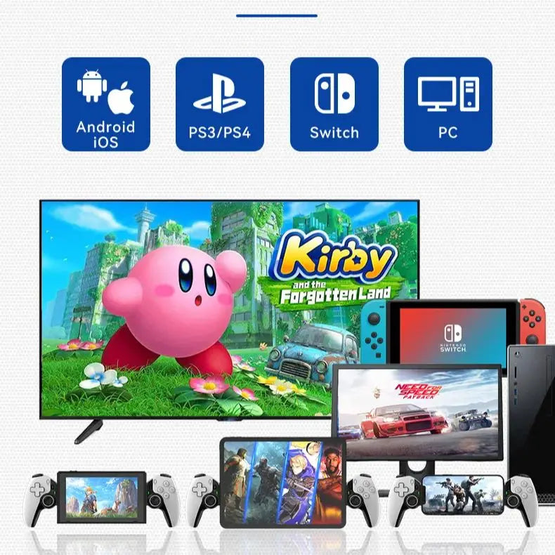 Controlador de juego móvil D9, mando telescópico para teléfono, para Android IOS, PS3, PS4, Switch ios con Turbo/6 ejes/vibración