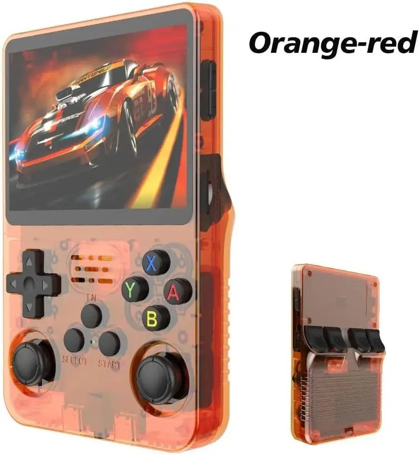 Consola de videojuegos portátil R36S, almacenamiento de pantalla IPS de 3,5 pulgadas, biblioteca de juegos 20000, sistema Arkos Linux, reproductor de bolsillo portátil