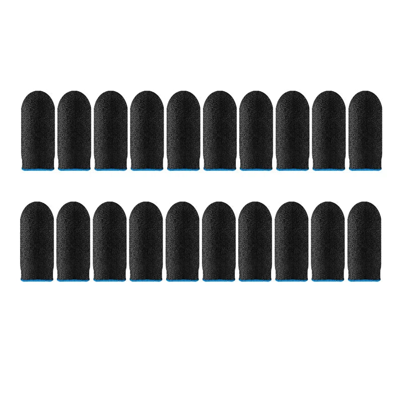 40 Uds juego móvil guantes para la yema del dedo a prueba de sudor antideslizante pantalla táctil funda para el dedo transpirable cubierta para la yema del dedo del juego para jugadores
