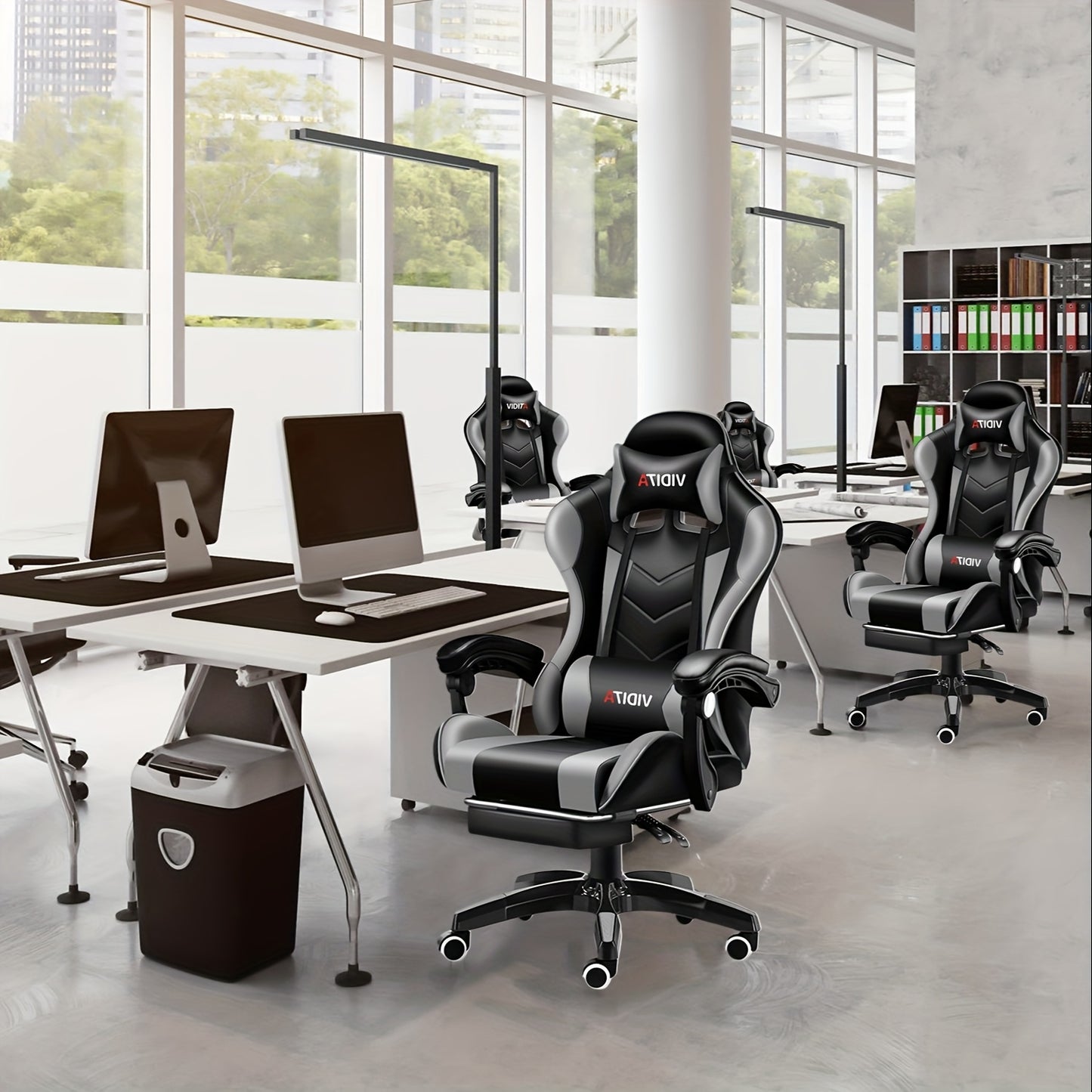 Ergonomic Gaming Chair for Adults and Teens - Racing Style PC Office Chair with Lumbar Support
