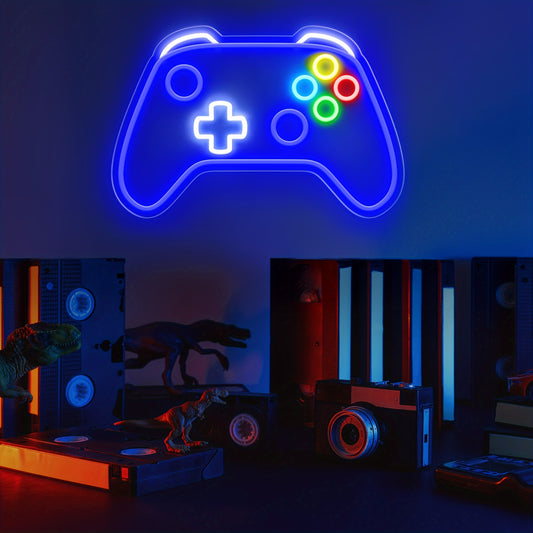 1pc Gamer Neon Sign, Dimmable Led Neon Sign For Wall Decor, Gaming Neon Sign For Teen Boy Room Decor, Best Gamer Gifts For Boys, Game Room Sign For Bedroom Wall Decor