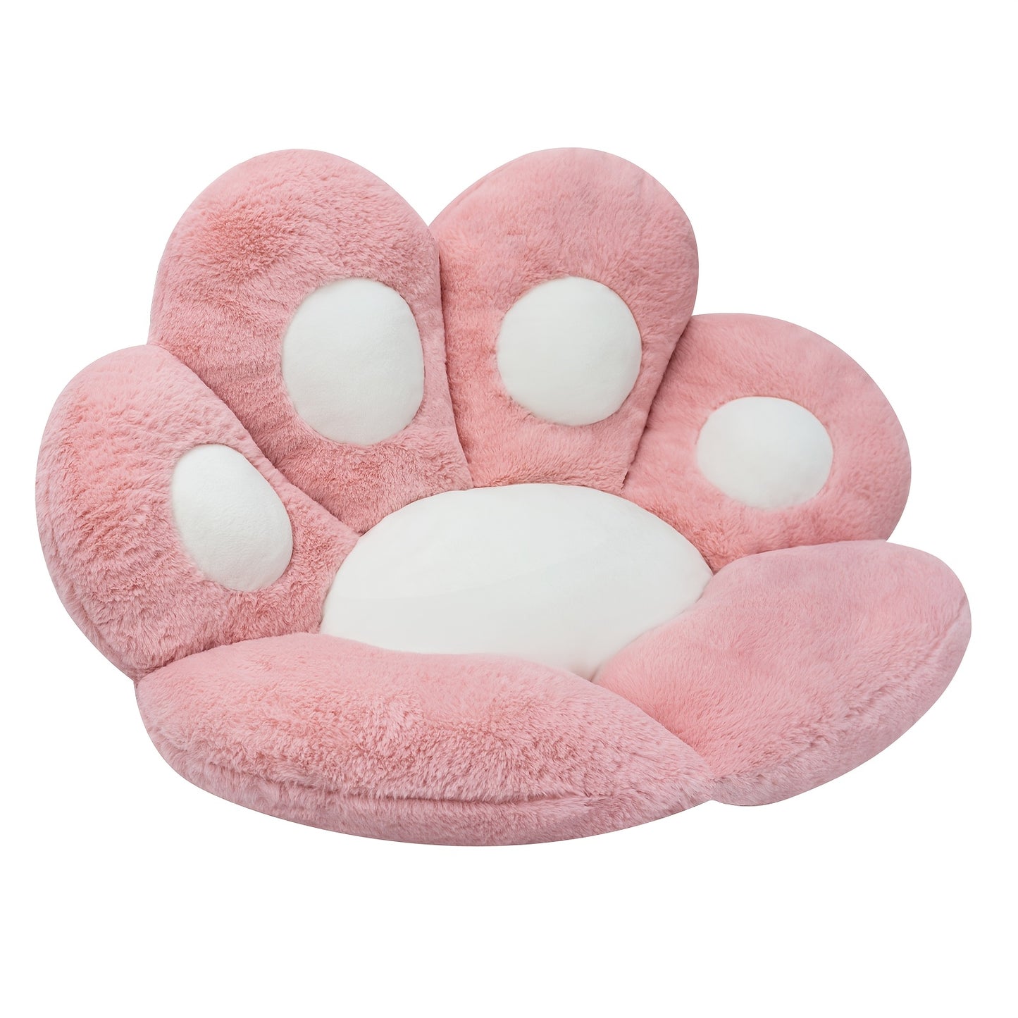 Cat Paw Cushion Chair Comfy Kawaii Shape Lazy Plush Pillow for Gamer Chair 28"x 24" Cozy Floor Cute Seat Kawaii for Girl Worker Gift, Dining Room Bedroom Decorate Black