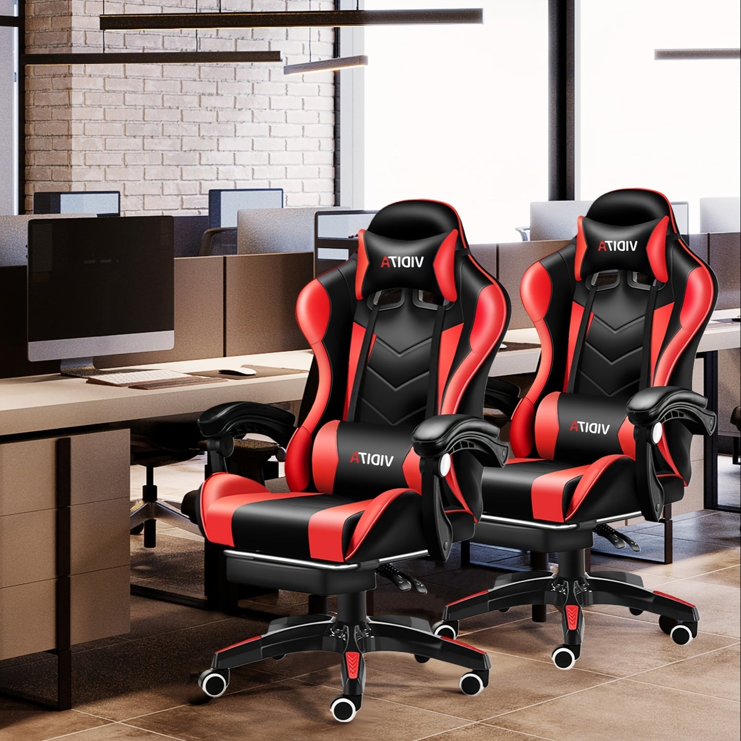 Ergonomic Gaming Chair for Adults and Teens - Racing Style PC Office Chair with Lumbar Support
