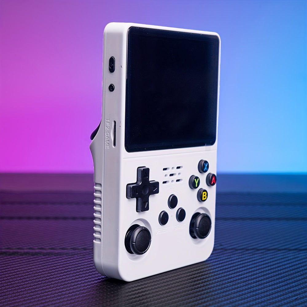 R36S Retro Game Controller Handheld - Portable Gaming Console with 3.5" IPS Screen, 64GB Internal Storage, USB-C Charging, Linux OS - Compatible with 20+ Emulators for NES,, GBA, PSP, PS1, N64, Game Boy - Ideal Gift for Gamer