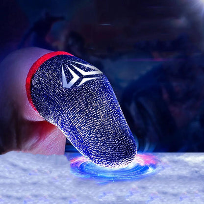 10pcs Mobile Game Fingertip Gloves For PUBG Gamer Sweatproof Anti-slip Touch Screen Finger Sleeve Breathable Gaming Finger Cover
