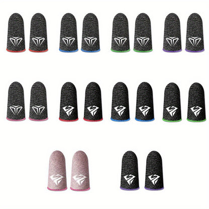 10pcs Mobile Game Fingertip Gloves For PUBG Gamer Sweatproof Anti-slip Touch Screen Finger Sleeve Breathable Gaming Finger Cover