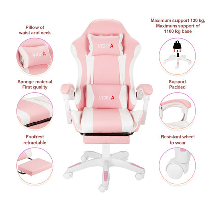 Ergonomic Gaming Chair for Adults and Teens - Racing Style PC Office Chair with Lumbar Support