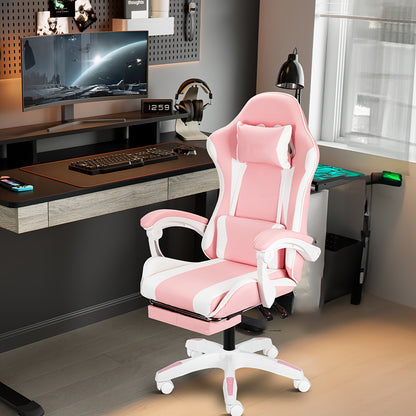 Ergonomic Gaming Chair for Adults and Teens - Racing Style PC Office Chair with Lumbar Support