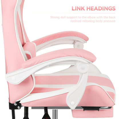 Ergonomic Gaming Chair for Adults and Teens - Racing Style PC Office Chair with Lumbar Support
