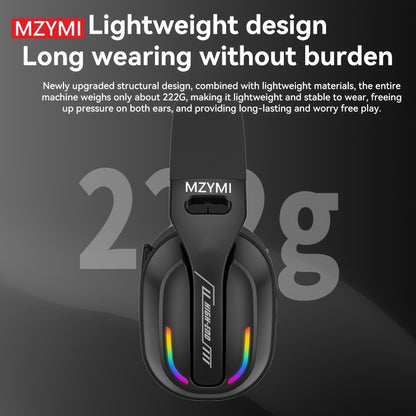 MZYMI GT100 2.4GHz/Wireless Gaming Headset for PlayStation 5 4, Gamer Headphones with Detachable Microphone for PS5, PS4, PC, Switch, Ultra-low Latency, 25 Hours Playtime, Wired Mode for Xbox Series