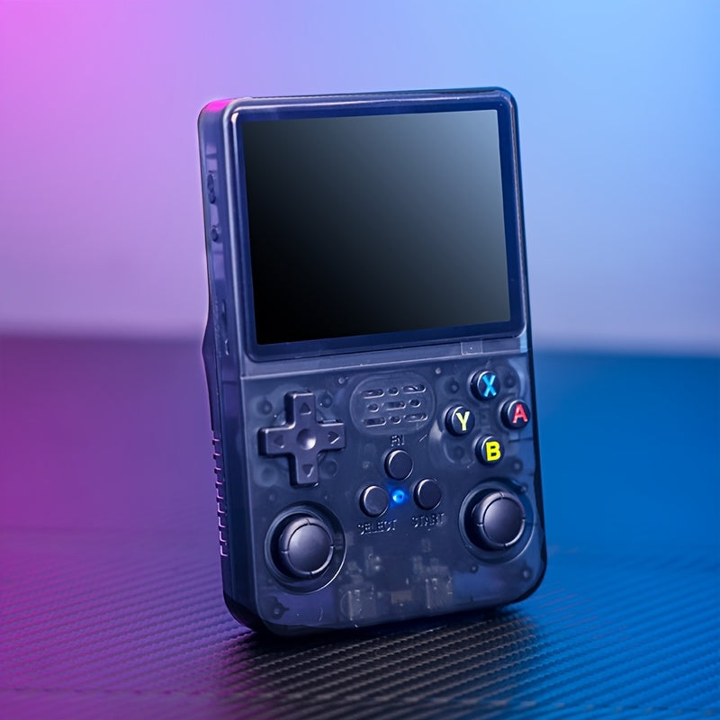 R36S Retro Game Controller Handheld - Portable Gaming Console with 3.5" IPS Screen, 64GB Internal Storage, USB-C Charging, Linux OS - Compatible with 20+ Emulators for NES,, GBA, PSP, PS1, N64, Game Boy - Ideal Gift for Gamer