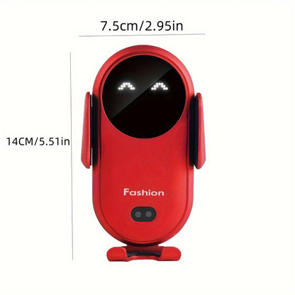 Fast Charging Wireless Car Charger - Automatic Clamping Phone Holder with Car Air Outlet Bracket