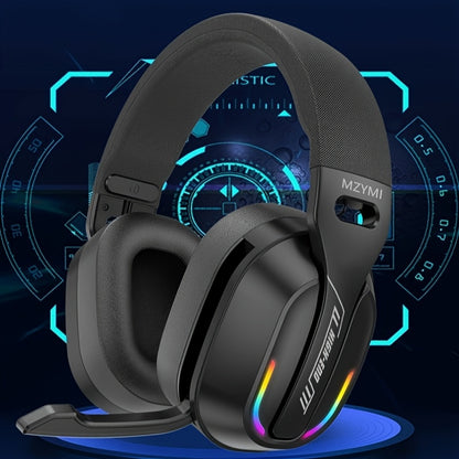 MZYMI GT100 2.4GHz/Wireless Gaming Headset for PlayStation 5 4, Gamer Headphones with Detachable Microphone for PS5, PS4, PC, Switch, Ultra-low Latency, 25 Hours Playtime, Wired Mode for Xbox Series