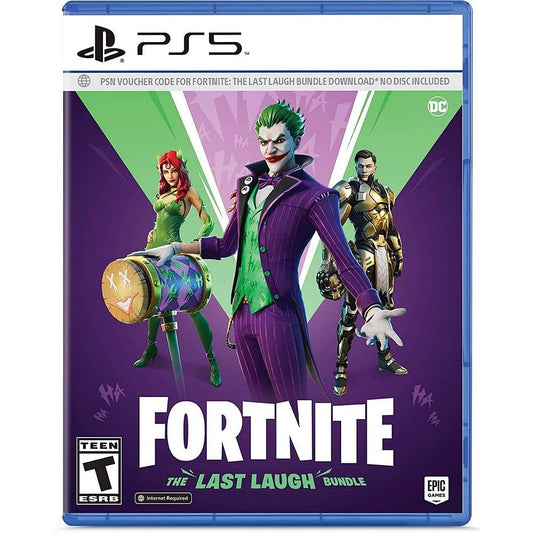 Fortnite: The Last Laugh Bundle - PlayStation 5 [Code in Box], CD not included