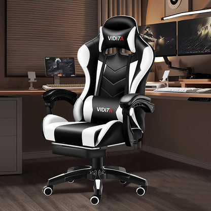 Ergonomic Gaming Chair for Adults and Teens - Racing Style PC Office Chair with Lumbar Support