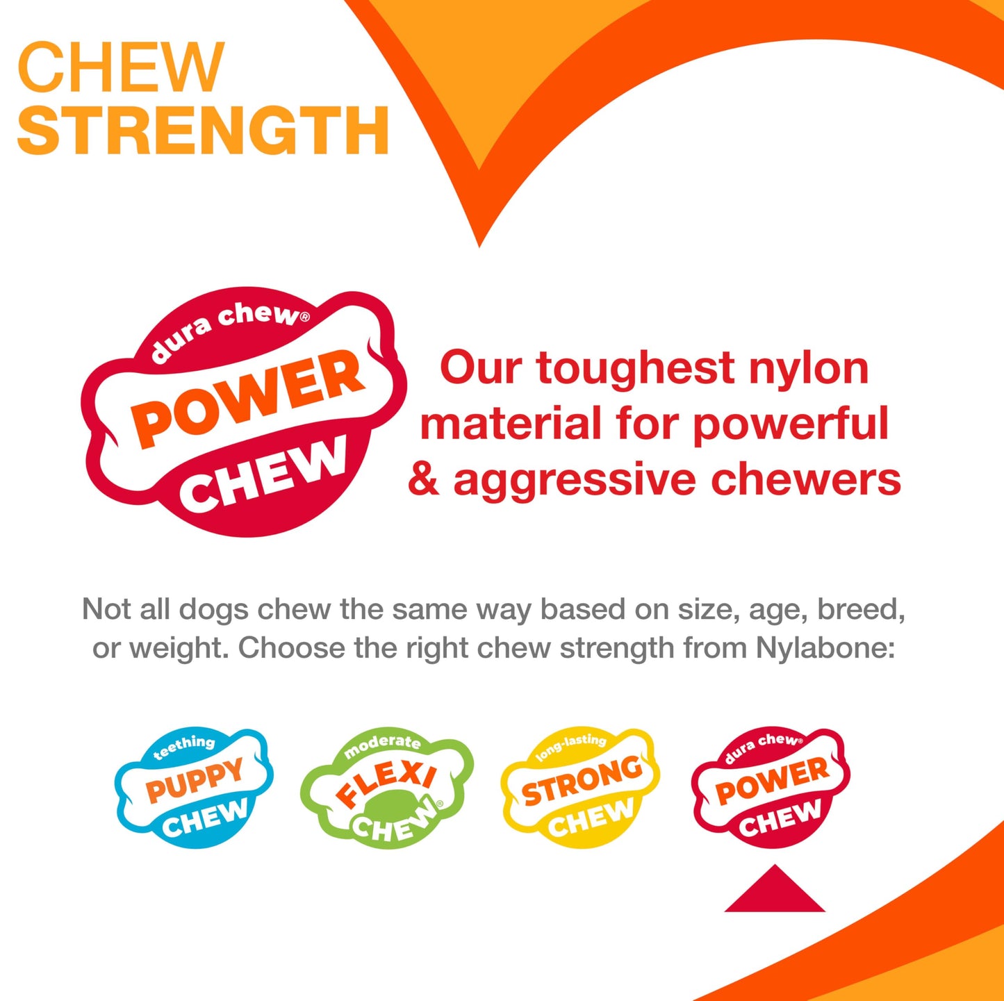 Nylabone Customer Favorites Power Chew Toy Bundle for Dogs, Indestructible Dog Toys for Aggressive Chewers, Pack of 3 Dog Toys, Flavor Medley, Small Dogs - Up to 25 lbs, 3 Pack