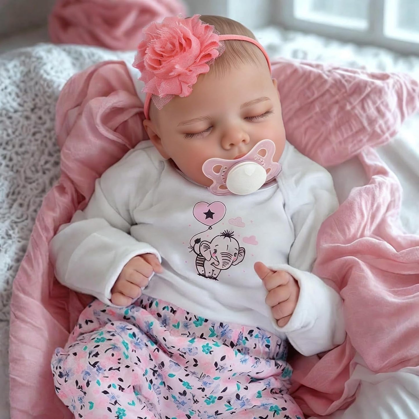 JIZHI - Muñecas Reborn de cuerpo de vinilo de 17 pulgadas lavable y realista con ropa y accesorios de juguete para niños de más de 3 años