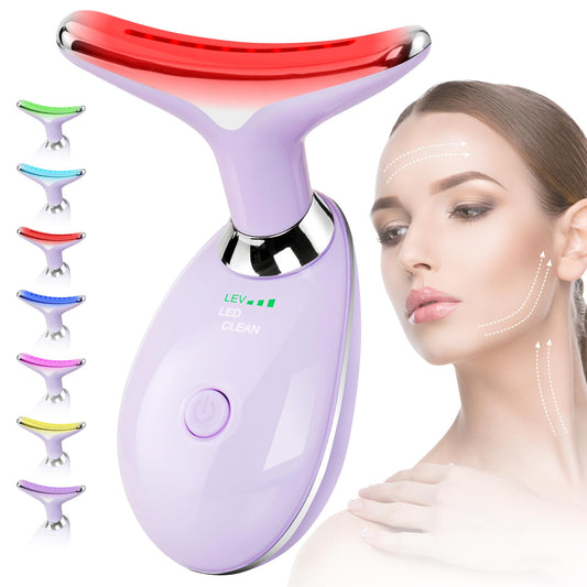 Doset - Masajeador con terapia de luz roja para rostro y cuello