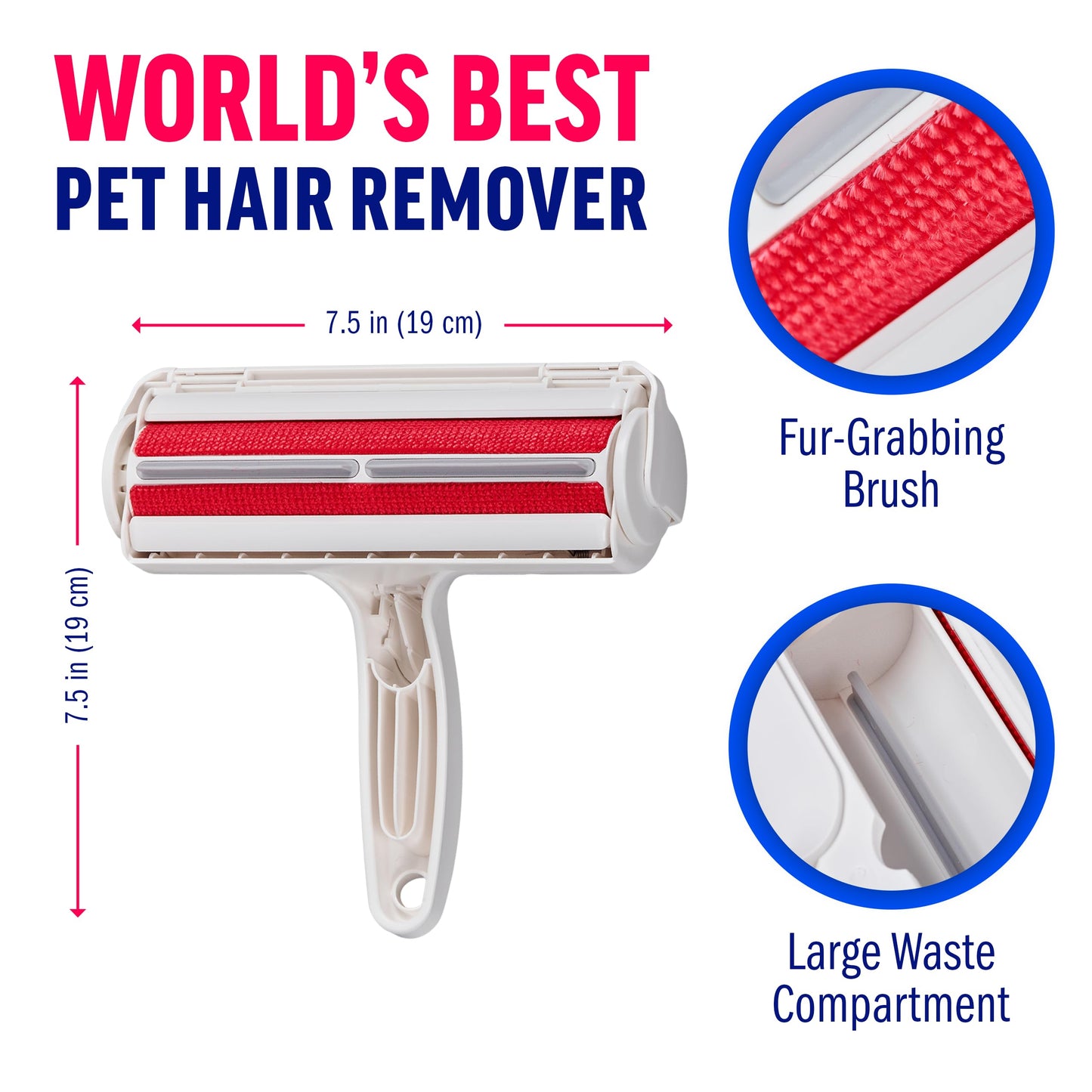 Rollo ChomChom, para remover el pelo de perros, gatos, mascotas