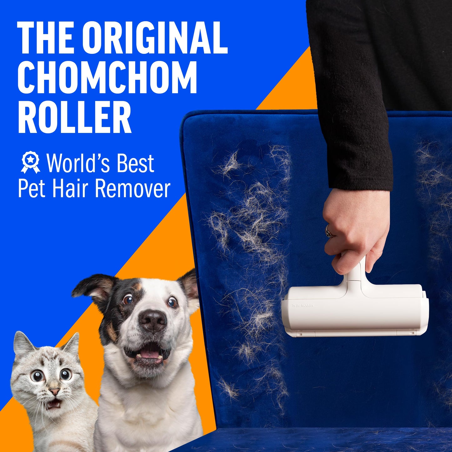 Rollo ChomChom, para remover el pelo de perros, gatos, mascotas