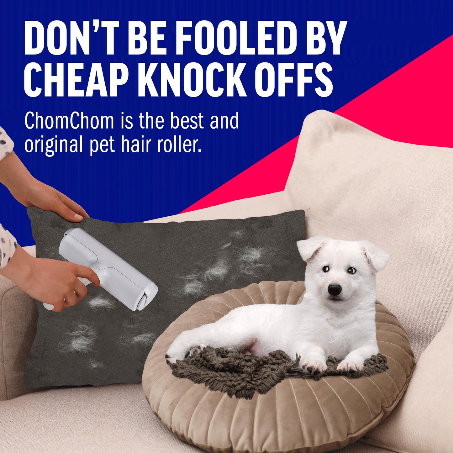 Rollo ChomChom, para remover el pelo de perros, gatos, mascotas