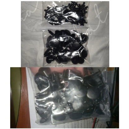 Clips de nailon con agujero de 8mm para guardabarros de coche, retenedor de escudo, remache de plástico para automóvil GM Ford Chrysler