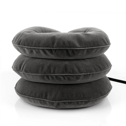 Collar Cervical de aire, Collar inflable, masajeador de tracción para el cuello, terapia de vértebra, alivio del dolor, almohada de 3 capas, masajeador para el cuidado de la salud