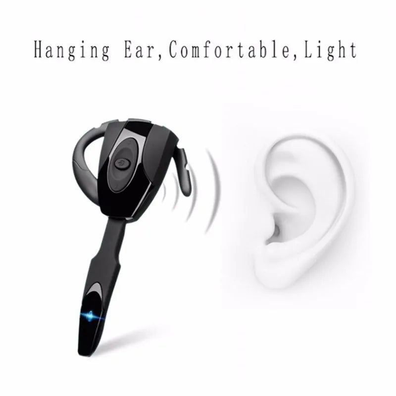 Auriculares inalámbricos para negocios, cascos compatibles con Bluetooth, micrófono, recargable, modo de reposo, conducción de coche, deporte, manos libres