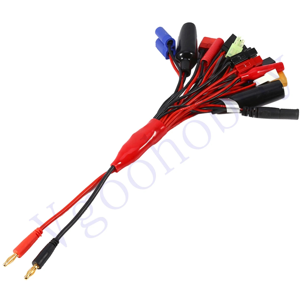 Adaptador de cargador múltiple de batería Lipo 19 en 1 RC, convertidor de Cable de repuesto para cargador de batería Lipo de coche Traxxas Tamiya RC