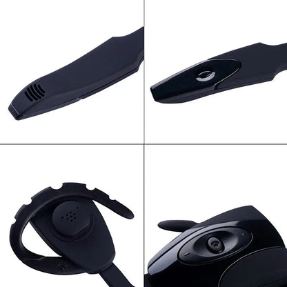 Auriculares inalámbricos para negocios, cascos compatibles con Bluetooth, micrófono, recargable, modo de reposo, conducción de coche, deporte, manos libres