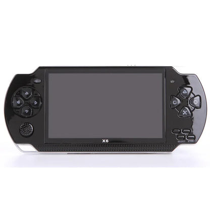 Consola de juegos portátil X6, pantalla de 4,3 pulgadas, reproductor mp4, reproductor MP5, 8GB reales, soporte para juegos psp, cámara, vídeo, e-book