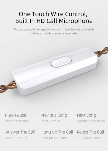 Auriculares KZ EDX 1 auriculares con graves HIFI dinámicos auriculares con Monitor deportivo con cancelación de ruido