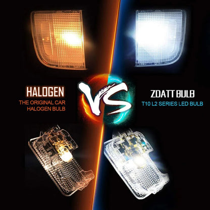 Zdatt-luces Led superbrillantes para aparcamiento de coche, lámpara de lectura, T10, W5W, Canbus, W5W, 168, 194, 10 unidades